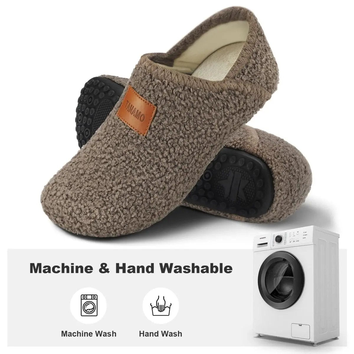 House Slippers for Women Men Indoor Barefoot Slippers Socks Furry Slip on House Shoes Cozy Comfy Slippers for Home Bedroom Travel Yoga - Love Salve